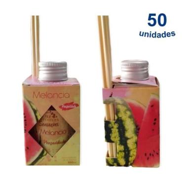 Imagem de Kit 50 Aromatizador de Ambiente 100ml Difusor Vareta Perfumado Cheiros