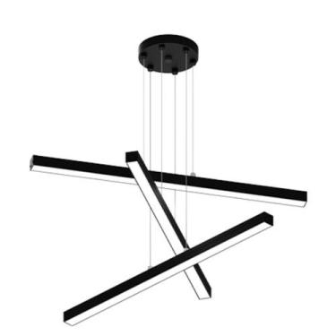Imagem de Luminária Pendente LED Taschibra TRIO Apex 560 Preto, 6500K Luz Fria