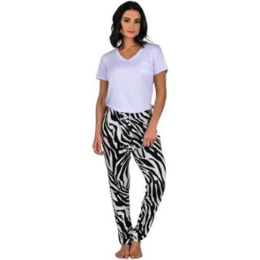 Imagem de Pijama Feminino Estampado Manga Curta Summer Soul-Feminino