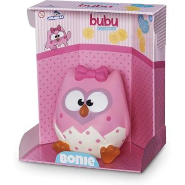 Imagem de Cofrinho Bonie em Vinil, Coruja Rosa, Decorativo e Funcional