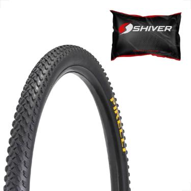 Imagem de Pneu Bicicleta Mtb Pirelli Aro 26 x 2.0 Scorpion MB2 Balão Cravo Banda Leve + Camara de ar Shiver
