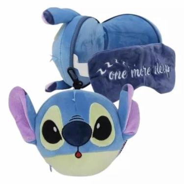 Imagem de Máscara De Dormir Com Almofada Stitch - Zonacriativa