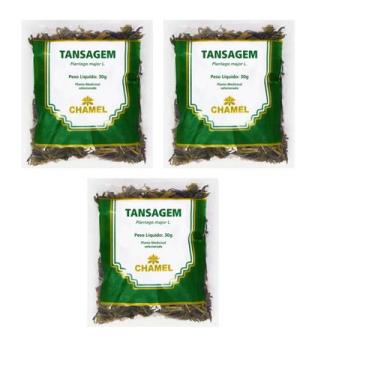 Imagem de Chá Tansagem Natural Kit 3 Pacotes Chamel