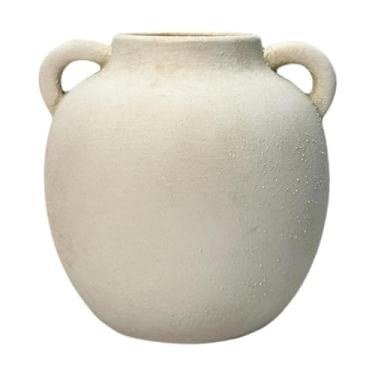 Imagem de Wswqop Vaso de cerâmica para flores vaso decorativo para plantas internas mesa de casa, Branco, Tamanho real