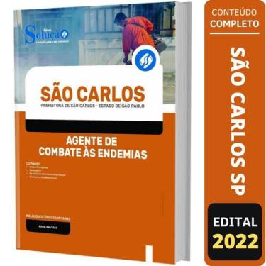 Imagem de Apostila São Carlos Sp - Agente De Combate Às Endemias - Editora Soluc
