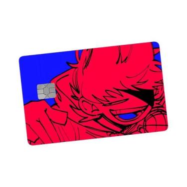 Imagem de Eddsworld Retro Anime Adesivos 4pcs PVC Cartão De Crédito Pele Removív