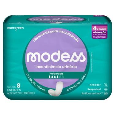 Imagem de Absorvente Geriátrico Incontinência Moderada 8un Evergreen