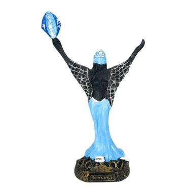 Imagem de Imagem Iemanjá Iansã Oxalá obaluaê Exu pomba gira orixás diversos modelos resina 15 cm (Iemanjá)