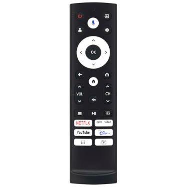 Imagem de Controle remoto de substituição de voz compatível com Hisense 65QD7N, 100QD7N, 85QD7N, 75QD7N, 85QD75N 4K QLED UHD Google TV