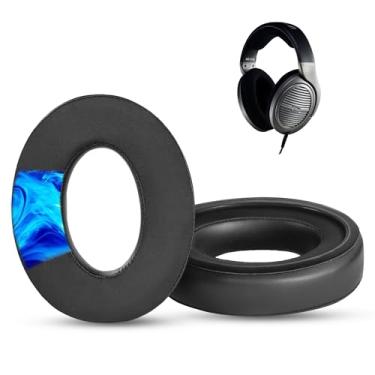 Imagem de Almofadas de substituição HD518 HTINDUSTRY para Sennheiser HD518, HD598, HD598CS, HD598SE, HD599, HD560S, HD620S, HD569, HD579, HMEC 250, HD518 Almofadas auriculares com camada de gel refrescante
