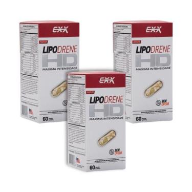 Imagem de LipoDreneHD - Sem Cafeína- Kit 3 Potes - Exx Nutrition