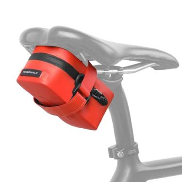 Imagem de CIADAZ bolsa de selim de bicicleta, leve e à prova d'água, bolsa de assento sob o assento, bolsa de ferramentas de ciclismo para bicicleta de estrada e montanha