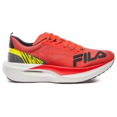 Imagem de Tênis Fila Racer Carbon 3 Masculino, Vermelho, Preto, 42