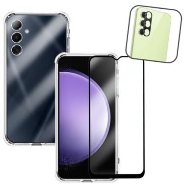 Imagem de Kit Capa Anti Impacto, Película de Nanogel e Protetor de Lente para Galaxy S23 FE, Transparente