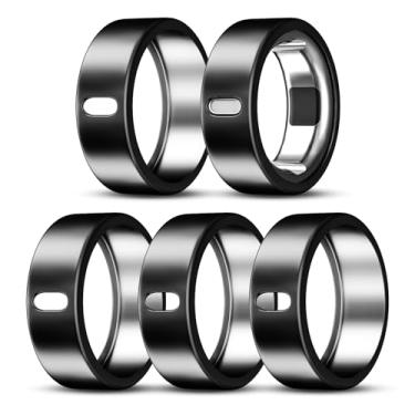 Imagem de ZOOROO Pacote com 5 capas compatíveis com Oura Ring Gen 4/Oura Ring Gen 3/3 Horizon, carregamento Surport com capa, protetor de TPU antiarranhões para mulheres e homens