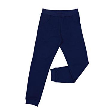 Imagem de Calça Moletom Infantil Menino Menina Moletinho Cores Lisa Jogger Skinn