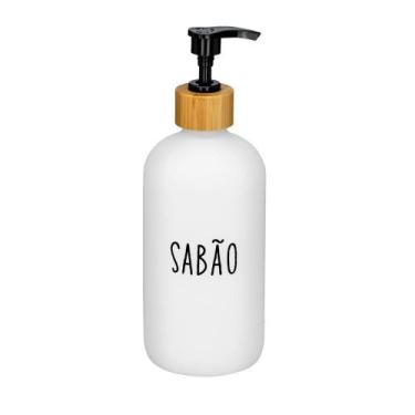 Imagem de Dispenser Sabonete Líquido 500ml Doha Branco Hauskraft