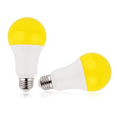 Imagem de U4GLORY Lâmpada LED amarela âmbar - A21 E26 base média 15W (equivalente a 100 W) 1500 lm, lâmpadas LED de brilho âmbar suave de 2200K perfeitas para ambientes externos, internos, fazendas, varanda