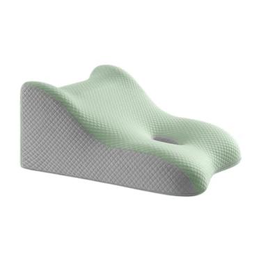 Imagem de Llazsybz Almofada de Cunha de Cama Versátil para Uso Deitado, Ideal para Assistir Filmes E Fazer Exercícios, Verde