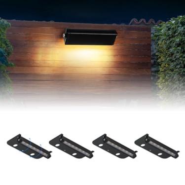 Imagem de Kwinmyso Iluminação de paisagem de baixa tensão CA/CC 10.2 cm 1.8W 12V AC/DC, luz de parede de retenção branca suave 2700K, luz de pavimentação de iluminação hardscape, 50.000 horas de vida útil ao ar