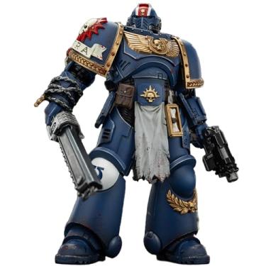 Imagem de BEERISE JOYTOY Figuras de ação 1/18 – Warhammer Space Marine 2 Ultramarines Lieutenant Titus Collectors Edition – 12 cm, para maiores de 15 anos