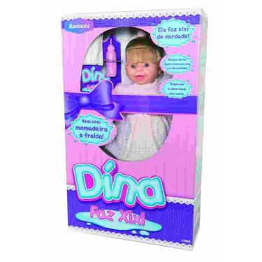 Imagem de Boneca Dina Loira Faz Xixi 403 Bambola
