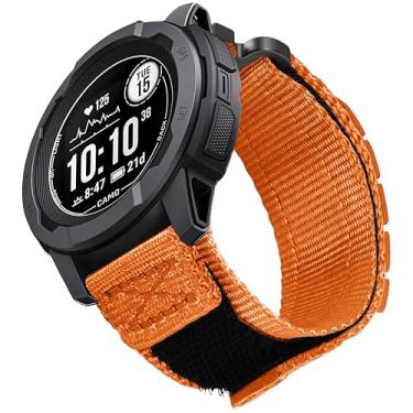 Imagem de Pulseira de nylon tática robusta para Garmin Instinct/Instinct 2, pulseira esportiva militar para Instinct3 de 45 mm compatível com Garmin Instinct2 Tactical/Tide/Esports/Solar de 22 mm