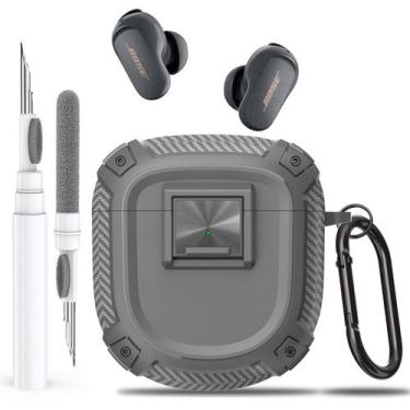 Imagem de Capa para fones de ouvido Bose QuietComfort II/Ultra com limpador - Ol