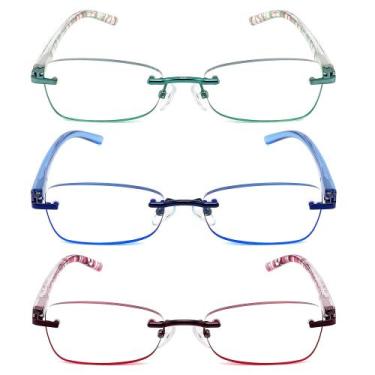 Imagem de Óculos de leitura JJWELL Blue Light Blocking Women 2.00