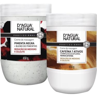 Imagem de Kit creme de pimenta negra + cafeina 7 ativos dagua natural - D'agua N