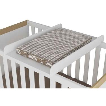 Imagem de Multiuso de Quarto Bebê Trocador Infantil 711 Branco - Peroba