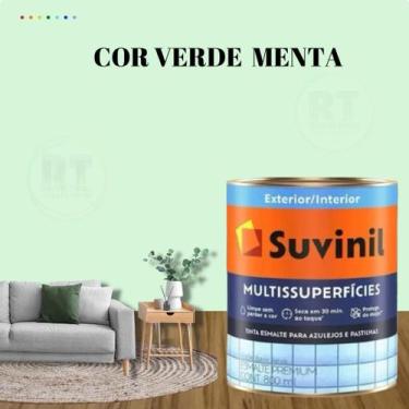 Imagem de Tinta Epóxi Suvinil Multissuperfícies Antimofo Base Água Cor Verde Lav