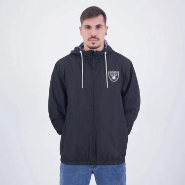 Imagem de JAQUETA CORTA VENTO RAIDERS BASIC NEW ERA PRETA-Masculino