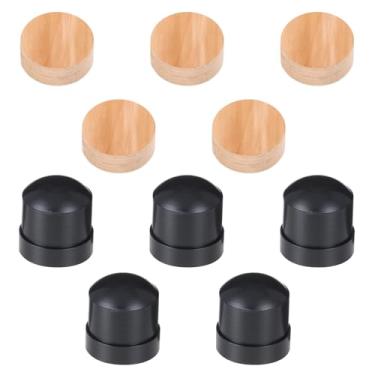 Imagem de 10 peças de amortecedor de borracha deslizante para trombone e almofadas de cortiça para trombones, válvula de cuspir cortiça para reparo de trompete almofadas de rolhas de reparo de trombones pretos