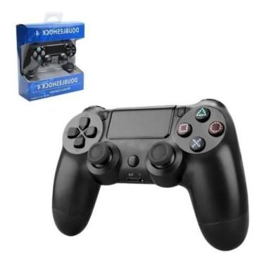 Imagem de Manete Ps4 Preto Com Bluetooth Para Video Game - Joystick