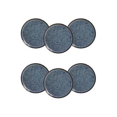 Imagem de Conjunto de Pratos para Pão Porto Brasil Bio Titanium - 6 Peças