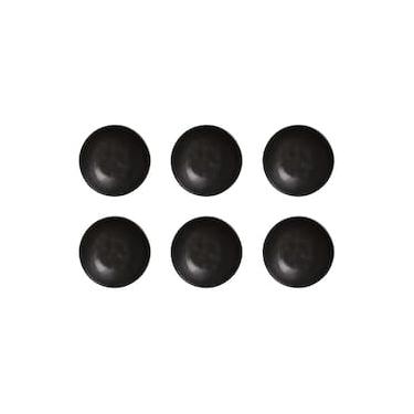 Imagem de Conjunto de Cumbucas Porto Brasil Orgânico Preto Matte 520ml - 6 Peças