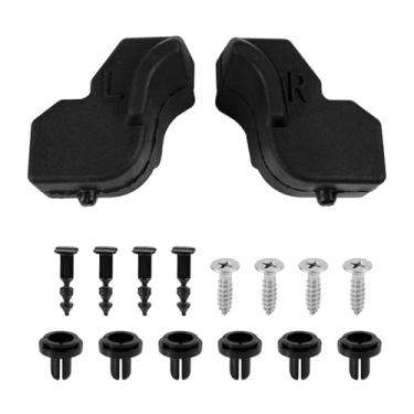 Imagem de Fukaisu Aprimorado Lado Esquerdo & Direito Amortecedores Borracha Porta-Traseira, Pastilhas Limitadoras Porta-Traseira com Parafusos Metálicos para F-150 2015-2020 Substituição para FL3Z-99439A00-A/B