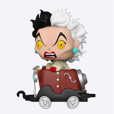 Imagem de Funko POP! Disney Villains Trains Cruella De Vil in Cart Shop Exclusive 15 PARTE 3 vagao trem viloes