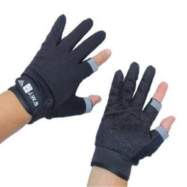 Imagem de Luva Dedeira Antiderrapante Pesca Arremesso 2 Dedos Exposto