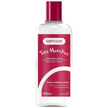 Imagem de Sabonete Liquido Tira Manchas Removedor Henna Testa Orelhas E Mãos Sua
