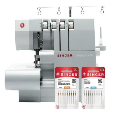 Imagem de Kit Máquina Overloque 14HD854 e Blisters de Agulhas