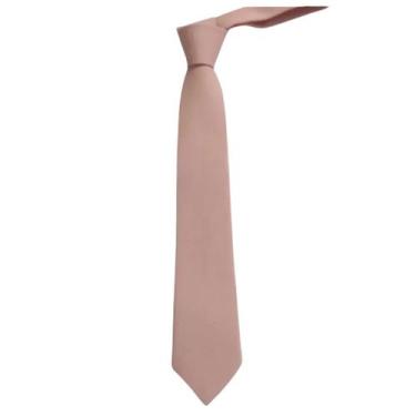 Imagem de Gravata Fosca Semi Slim  Rosé - R E R GRAVATAS