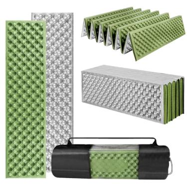 Imagem de Zenkon Isolante Termico Camping, Colchão Camping, Insulation Mat Revestida de Alumínio, À Prova D’Água e Portátil Dobrável, Tapete Dobrável à Prova de Umidade, 196 * 61 * 2 CM