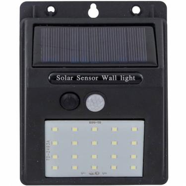 Imagem de Luminária LED Solar com Sensor 6500K 4 Watts 180 Lumens - 9661 - GAYA