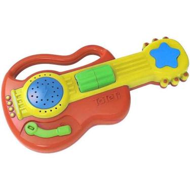 Imagem de Brinquedo Musical Guitarra Rock Star Interativo Para Bebê Tateti 234