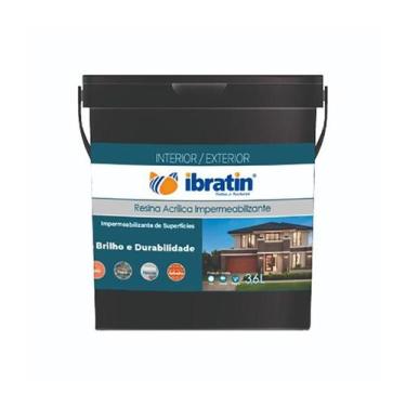 Imagem de Resina pedr/telh acri. 3,6l b.agua ibrat - IBRATIN