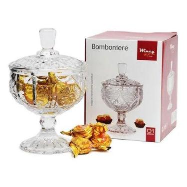 Imagem de Bomboniere Potiche em Cristal - Pé Bico de Jaca - ORIGINAL LINE