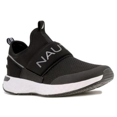 Imagem de Nautica T nis de caminhada masculino casual slip-on fashion 2, Carv o Zento-preto, 10