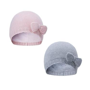 Imagem de Chapéus de bebê Vivobiniya Lovely Bowknot Knit 6m-4Y para menina